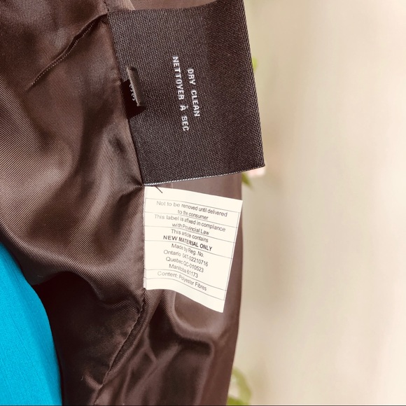 Cole Haan Faux Leather Jacket Tan Large New (Clos) - Picture 7 of 8